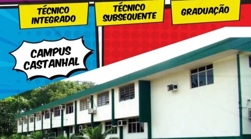 IFPA Castanhal abre 500 vagas para cursos técnicos e superiores em 2027